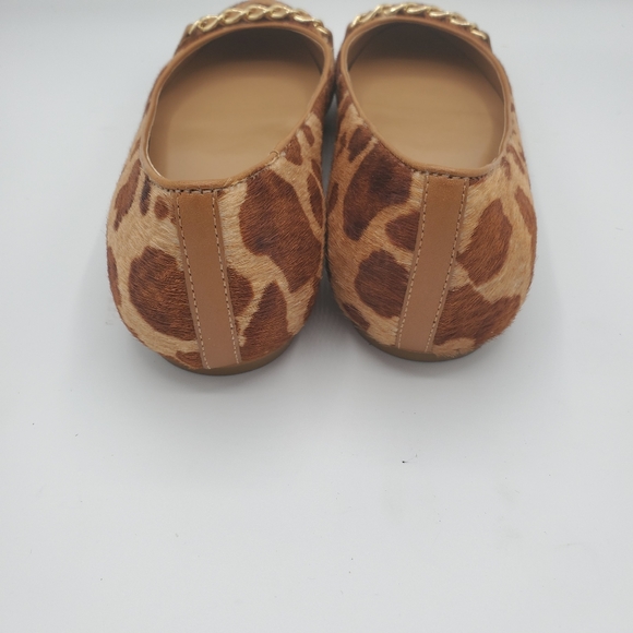 Talbots Leopard Fur  flats shoes womens size 7B - Picture 6 of 11